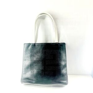 Givenchy Black and White Satchel